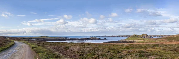 Ouessant Insel Ushant Plage Corz Finistere Frankreich Blick Auf Schönen — Stockfoto