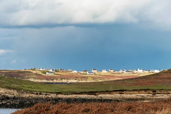 Plage Prat Ouessant Ushant Bretagne Fransk Klippkust Norra Frankrike Finistere — Stockfoto