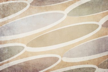 Oval desen doku arka plan