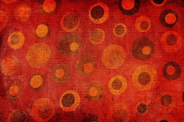 Red, Orange and Brown Dots Texture With Lines — Stock Photo, Image