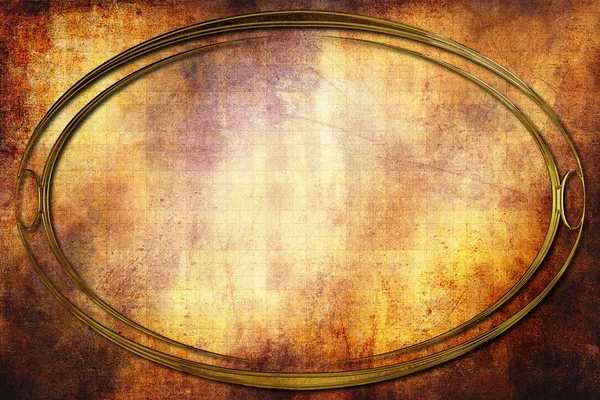 Modern Oval Frame on Background With Texture — Stock Photo, Image