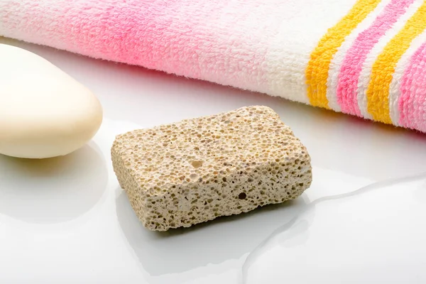 Pumice en el baño — Foto de Stock