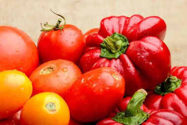 domates ve biber mutfak Bahçe