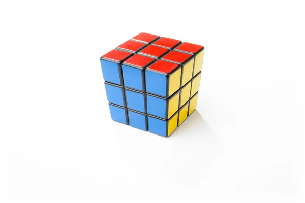 Löste Rubiks kub — Stockfoto