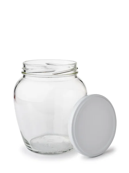 Paunchy Glass Jar — Stock Photo, Image