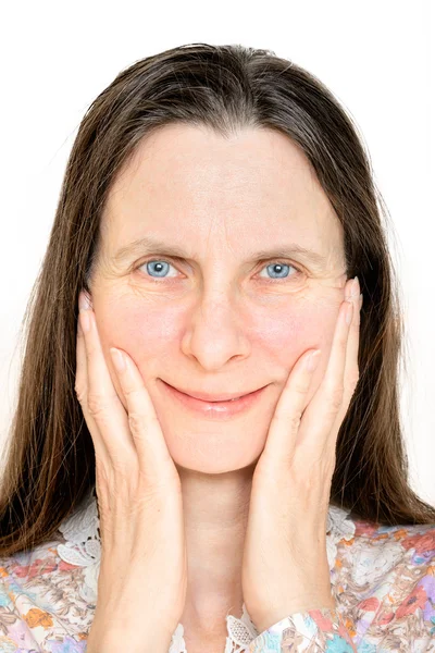 Retrato de mujer sonriente —  Fotos de Stock