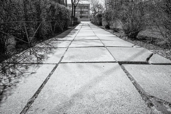 古いコンクリート道の詳細 — ストック写真