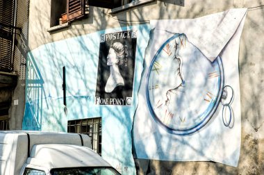 Saludecio'da duvar boyama