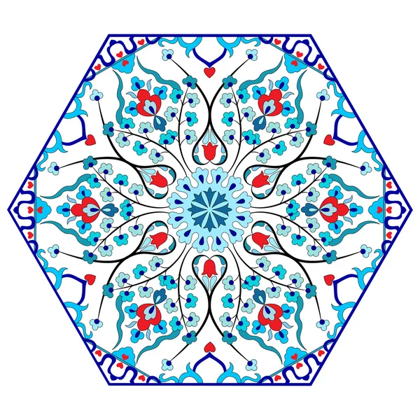 Otomana antigua patrón turco diseño vectorial ochenta y cinco — Vector de stock