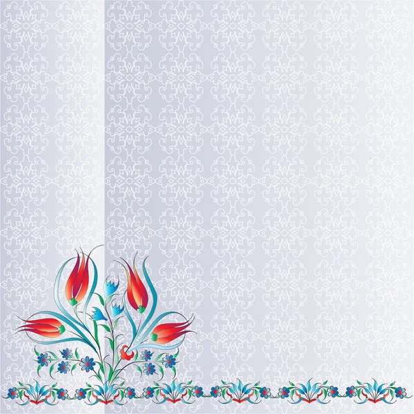 Antika Osmanlı Türk desen vektör tasarım yüz