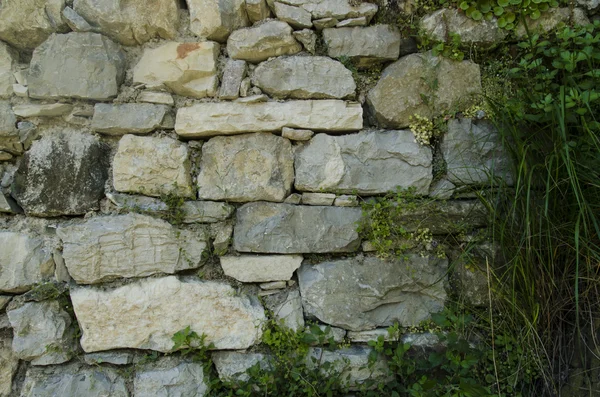 Каменная стена два — стоковое фото