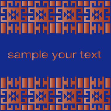 kahverengi geometrik retro arka plan