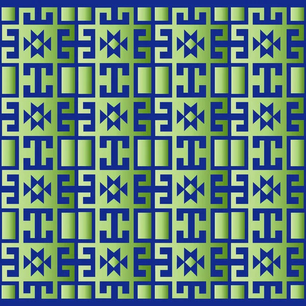 Green geometric retro background — Stock Vector
