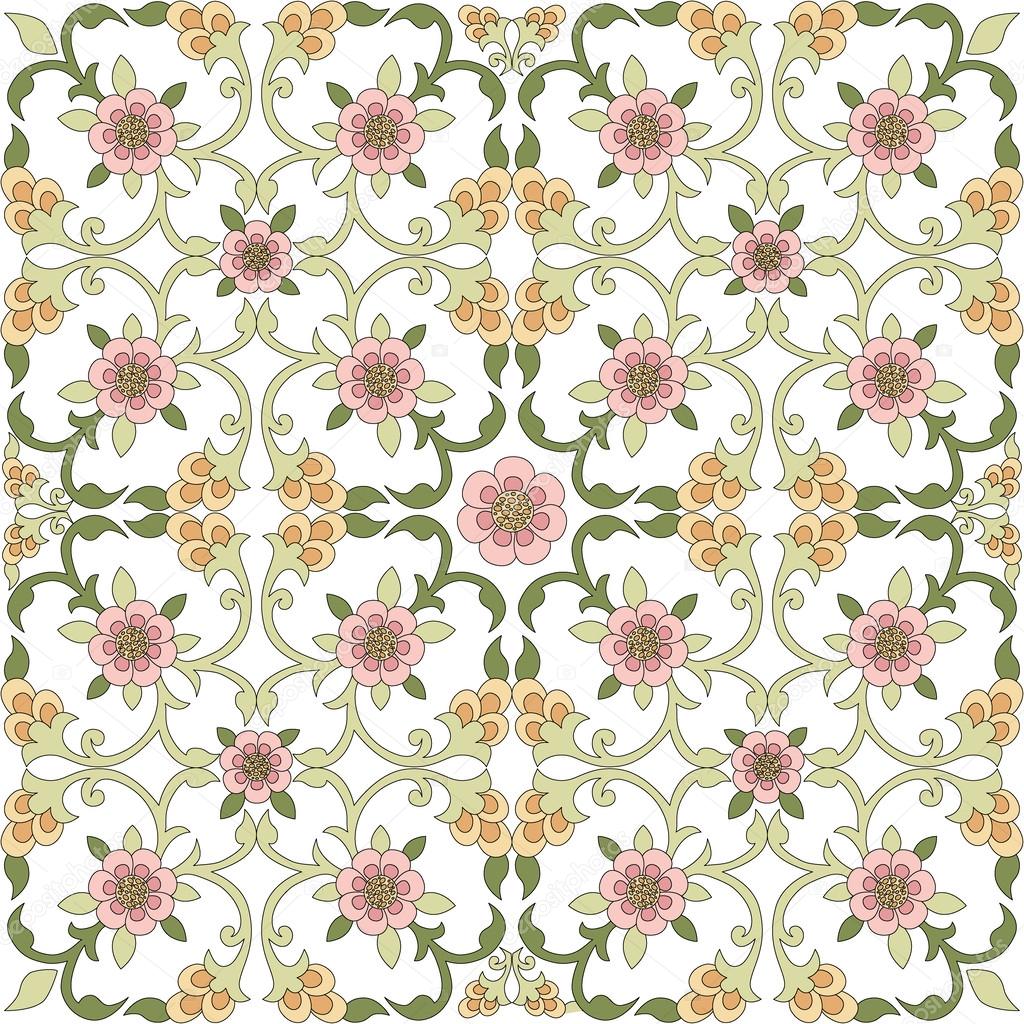floral background one