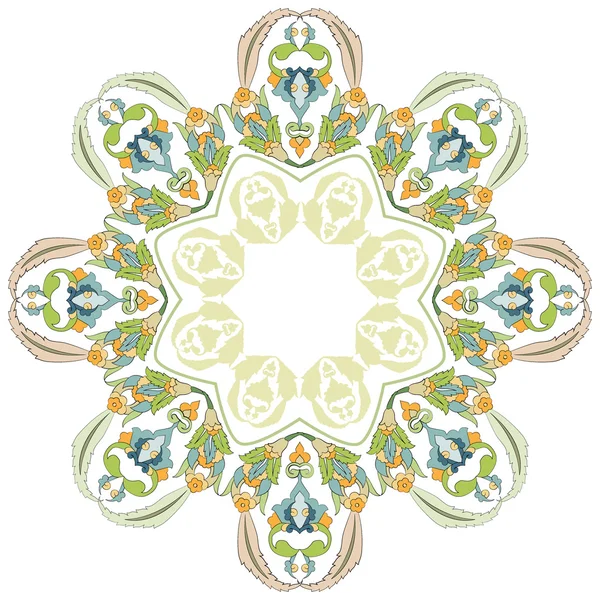 Floral schaduwkleur in twee — Stockvector