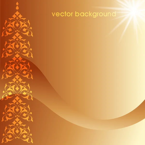 Fondo vector floral cuatro — Vector de stock