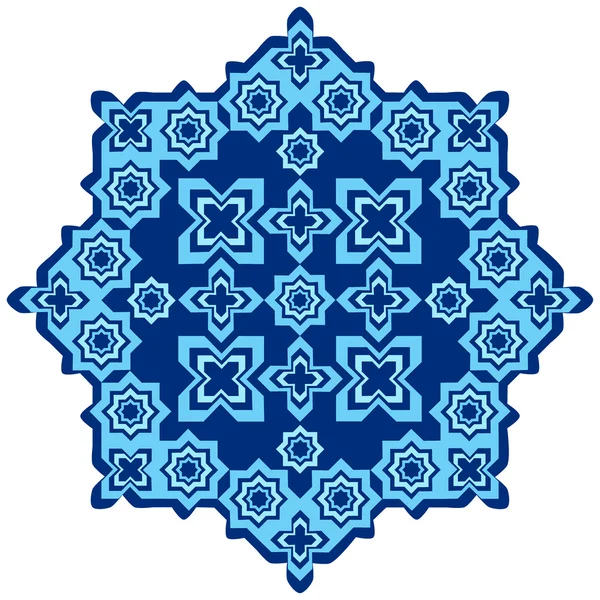 円形のイスラム背景 1 — ストックベクタ