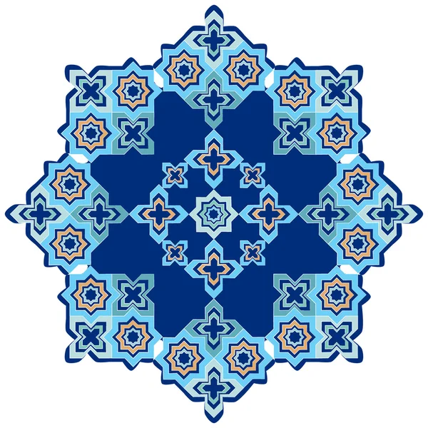 円形のイスラム教の背景 — ストックベクタ