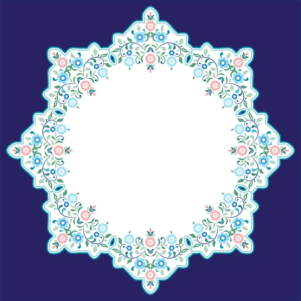 Круговой ислам фон четыре — стоковый вектор