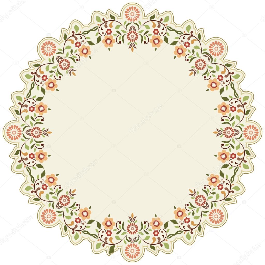 circular islamic background six