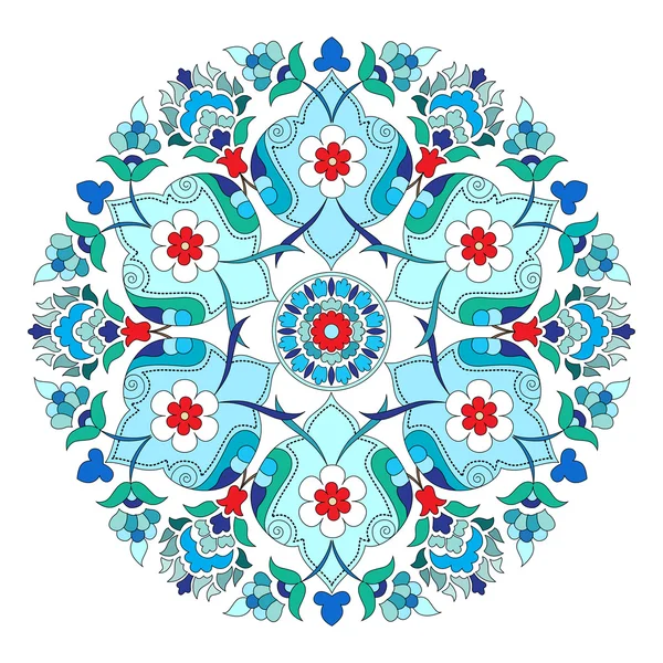 Artistieke Ottomaanse patroon serie twaalf — Stockvector