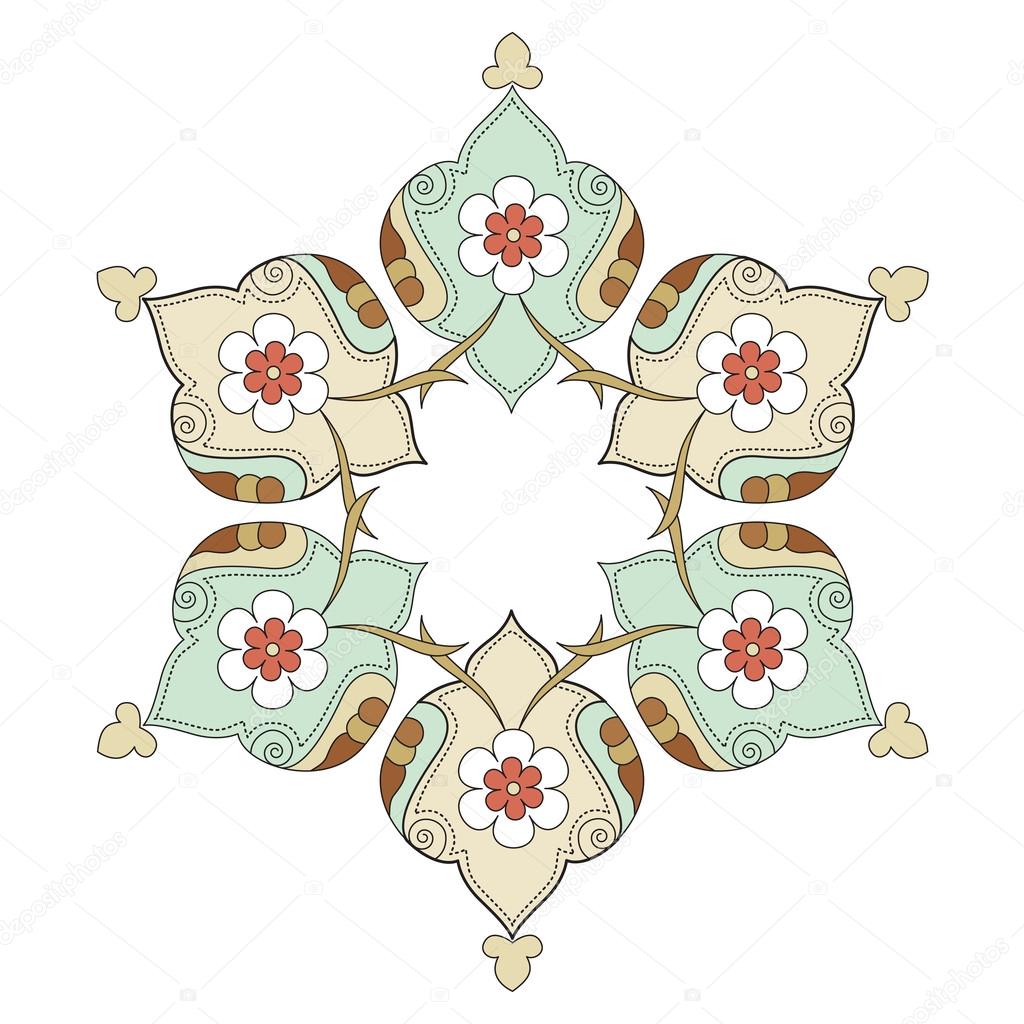 artistic ottoman pattern series eight