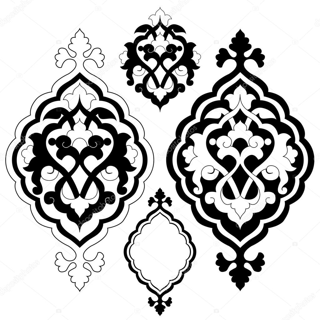 artistic ottoman pattern series twenty one