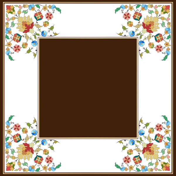 художественный оттоманский узор
