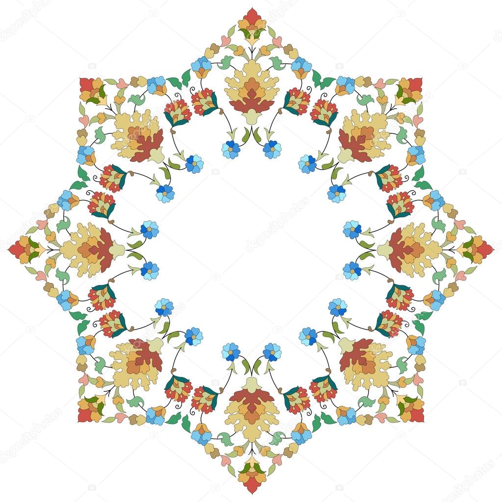 artistic ottoman pattern series thirty five