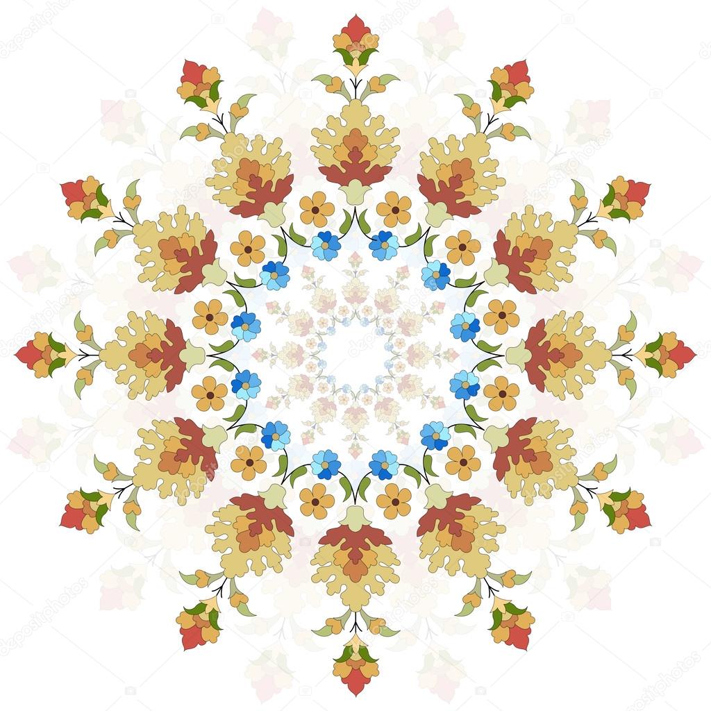 artistic ottoman pattern series twenty two