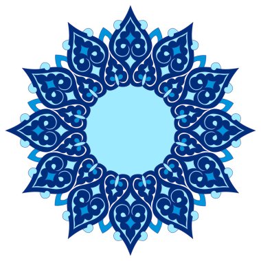 sanatsal Osmanlı desen serisi otuz sekiz