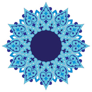 sanatsal Osmanlı desen serisi otuz dokuz