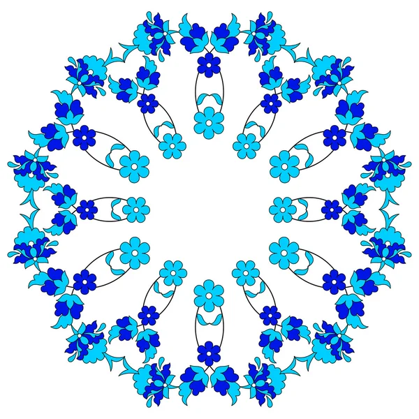 Artistieke Ottomaanse patroon serie veertig twee — Stockvector
