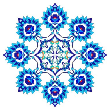 sanatsal Osmanlı desen serisi elli bir