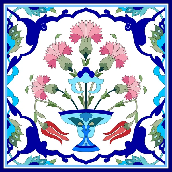 sanatsal Osmanlı desen serisi yetmiş bir