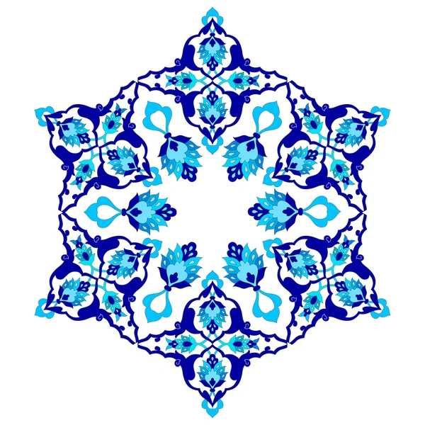 Konstnärliga ottomanska mönster serien sjuttiotvå — Stock vektor
