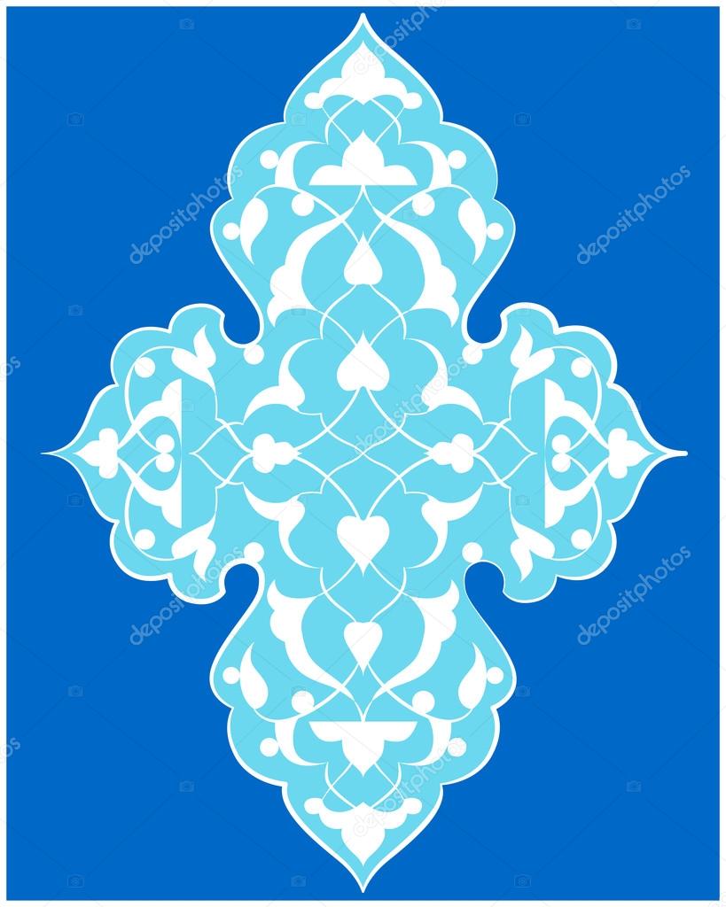 artistic ottoman pattern series seventy four