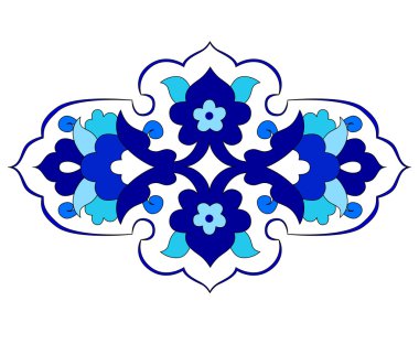 sanatsal Osmanlı desen serisi seksen
