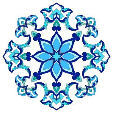 artistic ottoman pattern series eighty four