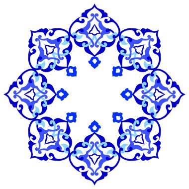 sanatsal Osmanlı desen serisi doksan sekiz