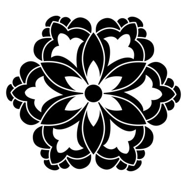 Antika Osmanlı Türk vektör tasarımı beş