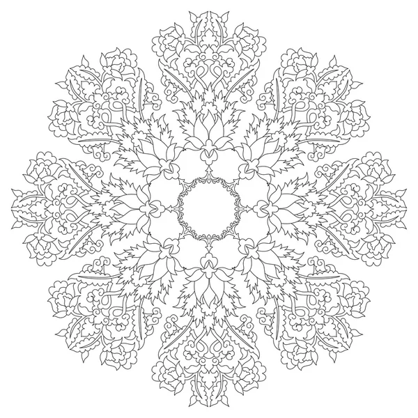 Antique ottoman turque motif vectoriel conception dix-neuf — Image vectorielle