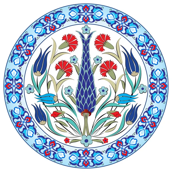 Antique ottoman turkish pattern vector design thirty nine