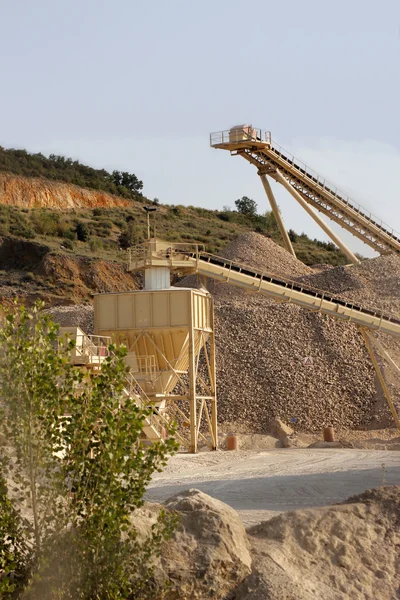 Planta de extracción de grava — Foto de Stock