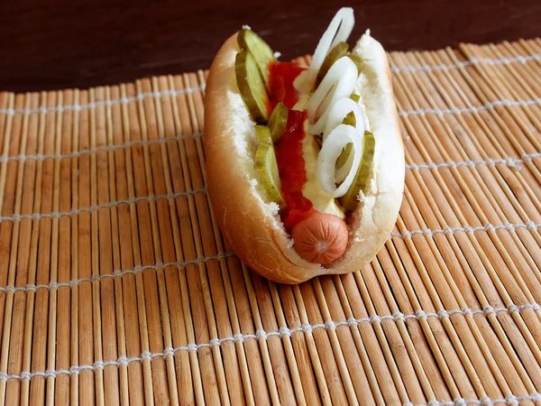 Hot dog frais — Photo