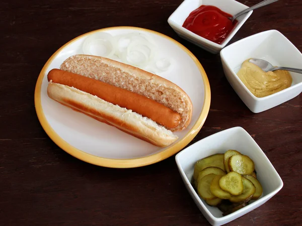 Hot dog frais — Photo