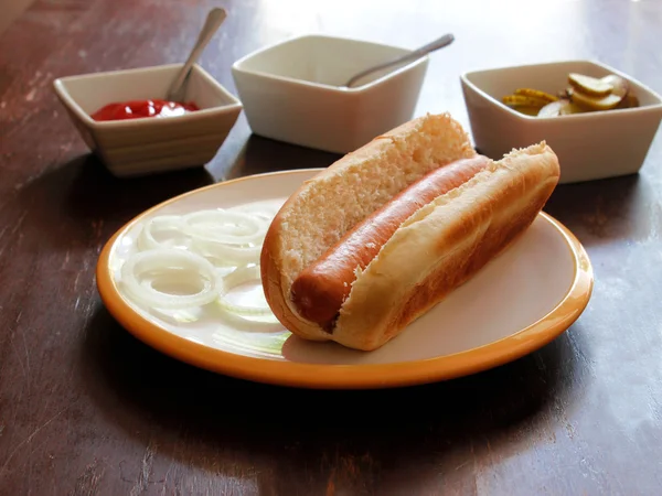 Hot dog frais — Photo