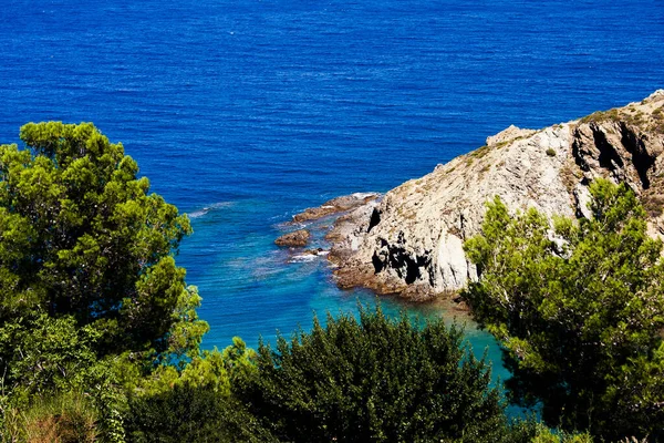 View Cassis Coastline Route Des Cretes Provence France — Stock Photo, Image