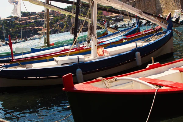 Kuststad Collioure Kerk Notre Dame Des Anges Collioure Roussillon Oosterse — Stockfoto