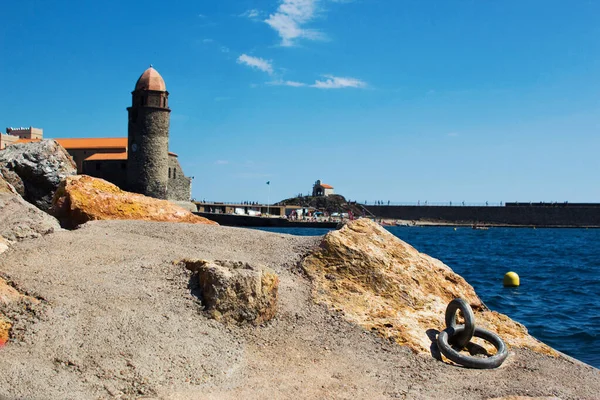 Uitzicht Kustlijn Van Cassis Vanaf Route Des Cretes Provence Frankrijk — Stockfoto